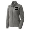 Women's Heather Microfleece Full Zip Jacket Thumbnail