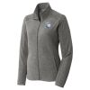 Women's Heather Microfleece Full Zip Jacket Thumbnail